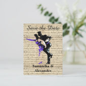 ヴィンテージ・ダンサーが日付を保存 案内ポストカード (スタンド正面)