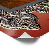 ヴィンテージ・ダンサーとドラマチックなアートポスター ポスター (コーナー)