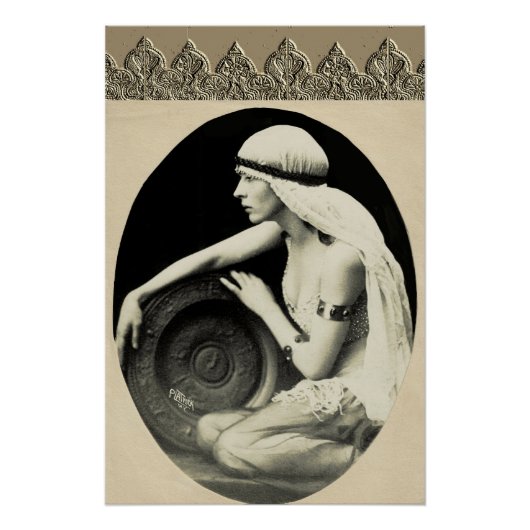 ヴィンテージ・ダンサー付きポスター ポスター (正面)