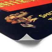 ヴィンテージ・ダンテのインフェルノ・シネマ・ポスター ポスター (角)