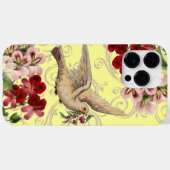 ヴィンテージ ダヴ フラワープリント Case-Mate iPhoneケース (裏面 (横))