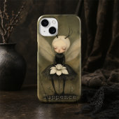 ヴィンテージ ダークゴシックフェアリー フラワー 名前入れ Case-Mate iPhoneケース