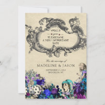 ヴィンテージ・ダーク・アリス結婚・イン・ワンダーランド