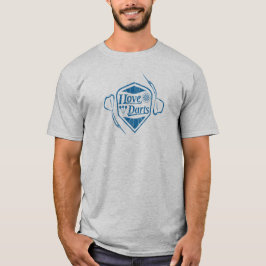 ヴィンテージ ダーツ アパレル ダーツが大好き ブルー Tシャツ