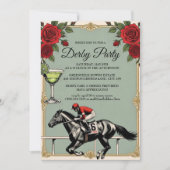 ヴィンテージ ダービー 競馬パーティー招待状 2026 招待状 (正面)