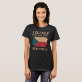ヴィンテージ チェコ共和国 国旗 Tシャツ (正面フル)