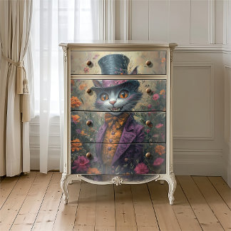 ヴィンテージ チェシャ猫 マッドハッター ティーパーティー ゴシック 薄葉紙