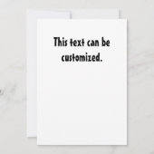 ヴィンテージ チェス トーナメント ご招待カード 招待状 (裏面)