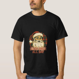 ヴィンテージ・チェック サンタ クリスマスTシャツ Tシャツ