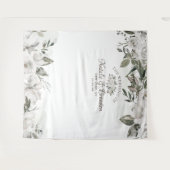 ヴィンテージ チェリッシュ ローズ ウェディング フォトブース バックドロップ タペストリー (正面(横))