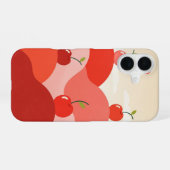 ヴィンテージ チェリーの丘 iPhone 16ケース (裏面横)