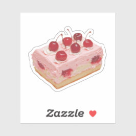 ヴィンテージ チェリーケーキ シール