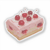 ヴィンテージ チェリーケーキ シール (正面)