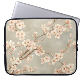 ヴィンテージ チェリーブロッサム 桜の枝 ラップトップスリーブ