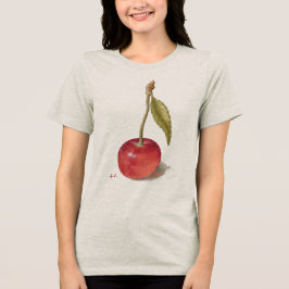 ヴィンテージ チェリー おもしろイラスト グラフィック トライブレンドＴシャツ