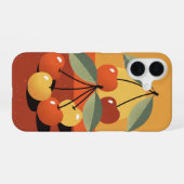 ヴィンテージ チェリー 静物画 iPhone 16ケース (裏面横)