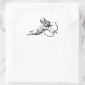 ヴィンテージ チェルブ キューピッド ラブ ステッカー ラベル (バッグ)