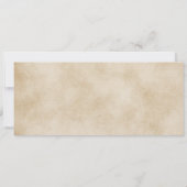 ヴィンテージ チケット ウェディング 招待状 (裏面)