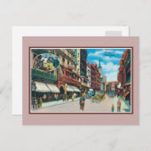 ヴィンテージ チャイナタウン ニューヨークシティ ポストカード (正面/裏面)