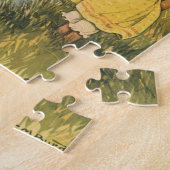 ヴィンテージ・チャイルド・ボーイ・ガール遊・バイ・クリーク ジグソーパズル (側面)