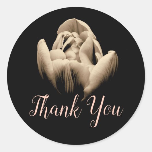 ヴィンテージ チューリップ オーダーメイド ステッカー (正面)