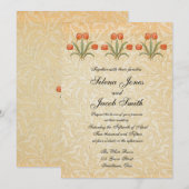 ヴィンテージ チューリップ モリス ペイント コレクション 招待状 (正面/裏面)