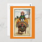 ヴィンテージ·チルド·アンド·トルコ ポストカード (正面/裏面)