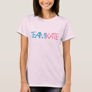 ヴィンテージ"チームKATE" 8つのロゴのレトロによって合われるワイシャツ Tシャツ