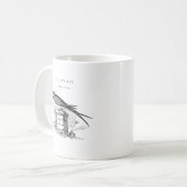 ヴィンテージ ツバメ バード コーヒーマグカップ (正面左)