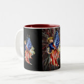 ヴィンテージ ツートーンマグカップ (正面左)