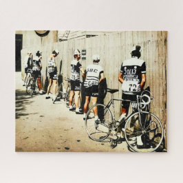 ヴィンテージ ツール・ド・フランス 自転車選手の小休憩 1970年代 ジグソーパズル