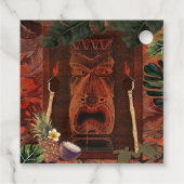 ヴィンテージ ティキ アロハ ハワイアン ルアウ 誕生日パーティー フェイバータグ (裏面)