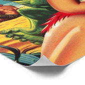 ヴィンテージ ティキ ピンアップ ポスター (角)