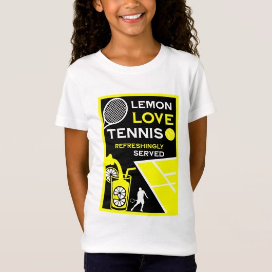 ヴィンテージ テニス レモネード Tシャツ (正面)