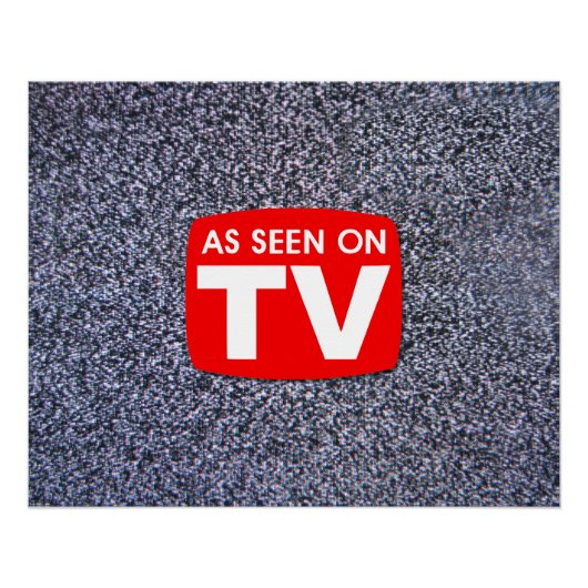 ヴィンテージ テレビ ポスター (正面)