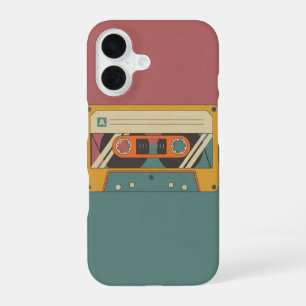 ヴィンテージ テープカセット iPhone 16ケース
