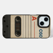 ヴィンテージ・テープ Apple iPhone 15 カバー (裏面 (横))