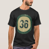 ヴィンテージ ディストressed ナンバー36 tシャツ (正面)