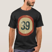 ヴィンテージ ディストressed ナンバー39 tシャツ (正面)