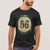 ヴィンテージ ディストressed ナンバー66 tシャツ (正面)