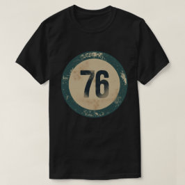 ヴィンテージ ディストressed ナンバー76 tシャツ
