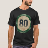 ヴィンテージ ディストressed ナンバー80 tシャツ (正面)
