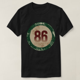 ヴィンテージ ディストressed ナンバー86 tシャツ