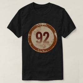 ヴィンテージ ディストressed ナンバー92 tシャツ