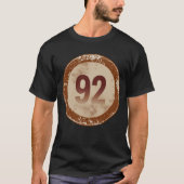 ヴィンテージ ディストressed ナンバー92 tシャツ (正面)