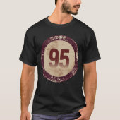 ヴィンテージ ディストressed ナンバー95 tシャツ (正面)