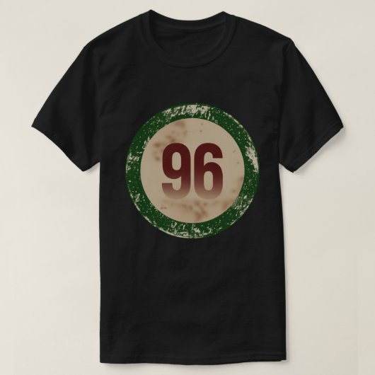 ヴィンテージ ディストressed ナンバー96 tシャツ (デザイン正面)