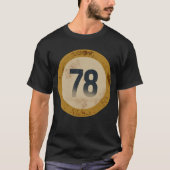 ヴィンテージ ディストressed ナンバー 78 tシャツ (正面)