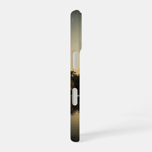 ヴィンテージ デザートオアシス iPhone 16ケース (右側面)
