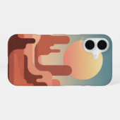 ヴィンテージ デザートロック iPhone 16ケース (裏面横)
